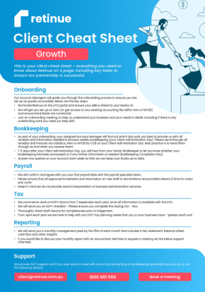 Retinue Client Cheat Sheet GROWTH JULY24 1_001